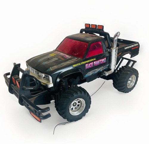 Black Phantom II RC Truck Vintage Radio Shack - Untested