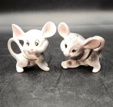 Vintage 1950s ArtMark Mice Ceramic Salt and Pepper Shaker set
