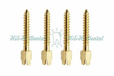 50Pcs #L3 24K Golden Plated New Dental Screw Post for Root Canal