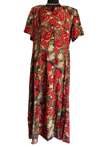 VTG J.B.S 16W Floral Lined Chiffon Dress Jacket Bolero Cottagecore 100% Rayon - Picture 9 of 19
