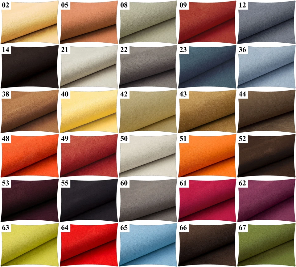 10 Meter Polsterstoff Möbelstoff Alcala Velour Mikrofaser Leder-Imitat - Bild 2 von 3