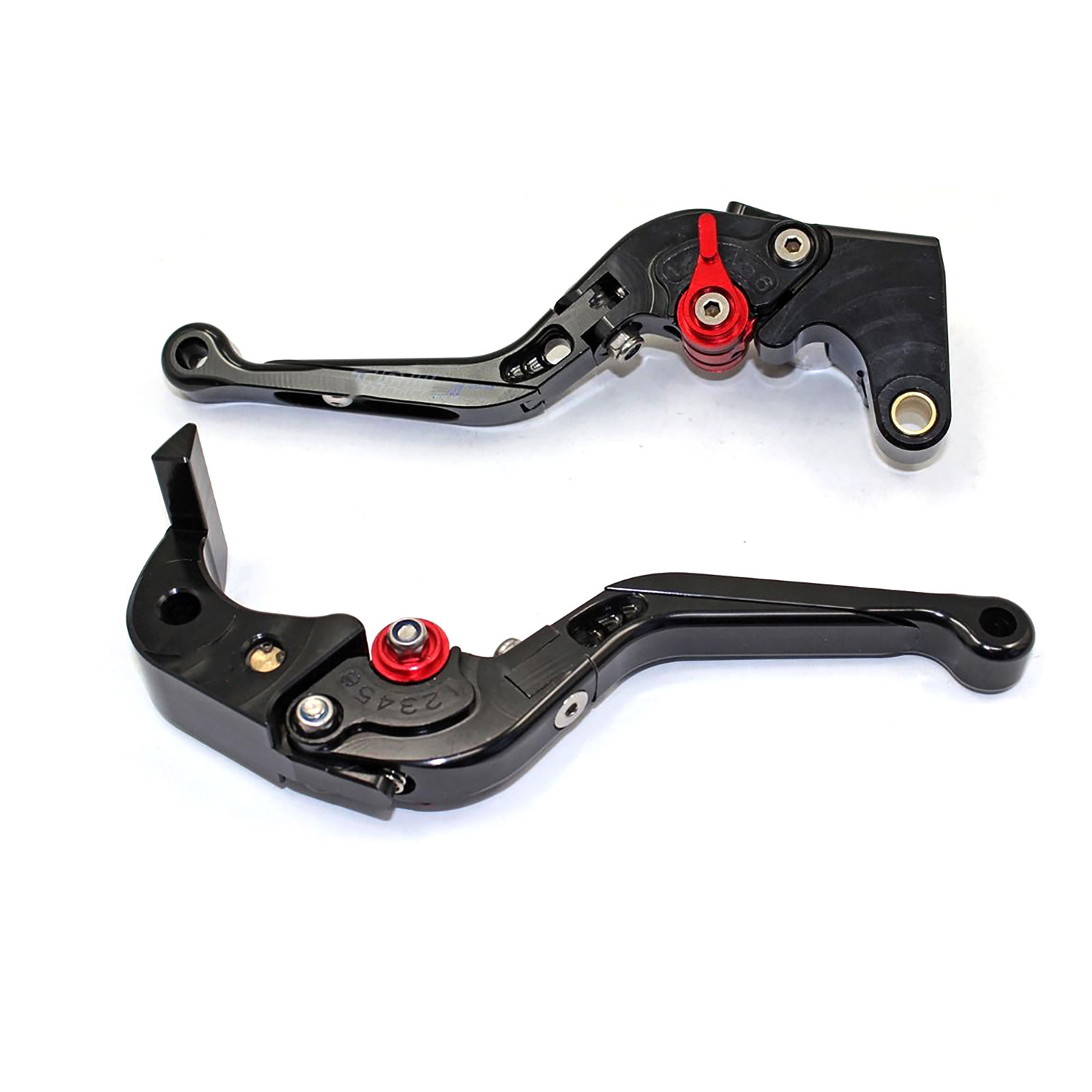 BLACK Adjustable CNC Brake & Clutch Levers KAWASAKI ZX ZX10R 04/05
