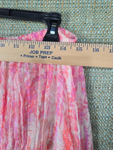 Gonna donna Ruby Rd foderata 8P Petite 100% poliestere rosa floreale - Foto 3 di 8
