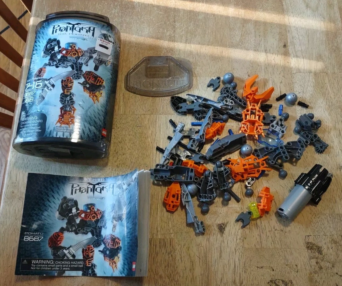 LEGO BIONICLE: Toa Pohatu (8687) Complete 673419102049| eBay