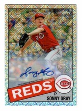 2020 Topps Update Silver Pack 1985 Refractor Autograph Sonny  Gray