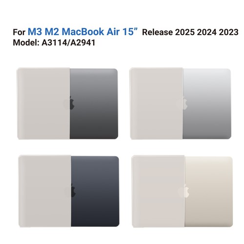 IBENZER for 2025 2024 2023 MacBook Air 15 inch Case M4 A3241 M3 A3114 M2 A2941 - Picture 52 of 70