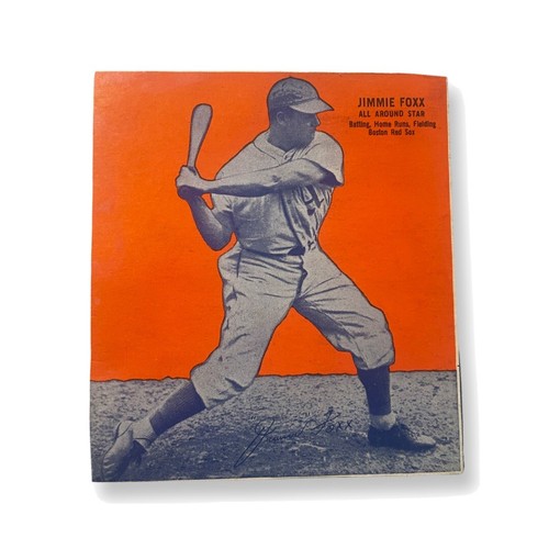 1930's Vintage Jimmie Fox Wheaties Cereal Box Baseball Card Cutout