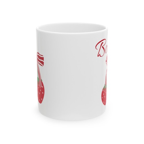 Taza de café de fresa personalizada corecottage taza de té rojo para su amigo regalo - Imagen 3 de 10