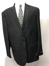 Alberto Cardinali Men's Black 2 Button Slim Fit 2 Piece Suit Brand New with Tag