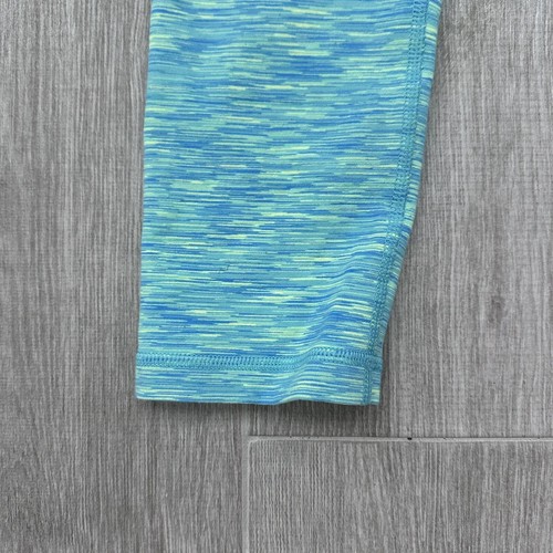 Ivivva By Lululemon Blue & Multicolor Capri Crop Leggings Girls Size 12 - Picture 3 of 10