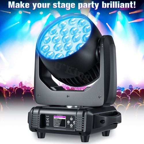 300W LED Zoom Beam Moving Head Light RGBW Wash DMX DJ Stage Light w/Flight Case - Picture 12 of 27