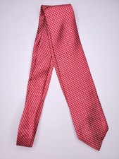 Countess Mara Mens Formal Necktie 57"Lx3.25"W Red/White Neck Tie