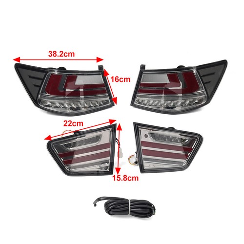 Tail Lights Assembly For Kia Forte 2010-2013 LED Turn Signal Dynamic Whole set - Picture 19 of 20