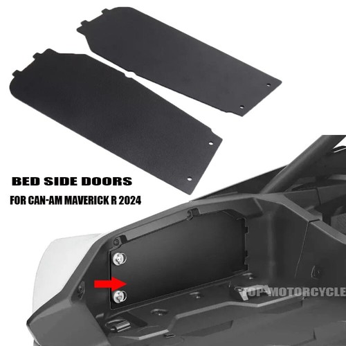 UTV For Can-Am Maverick R Black Rear Bed Side Doors Left and Right Protection - Picture 1 of 13