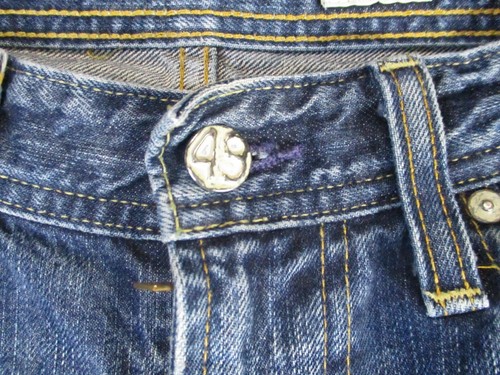 Jeans Adriano Goldschmied uomo 32x32 Protege gamba dritta USA AG-ed 49 sbiadito - Foto 8 di 16