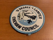 BSA, Zero Degree Camper Patch, Chehaw Council