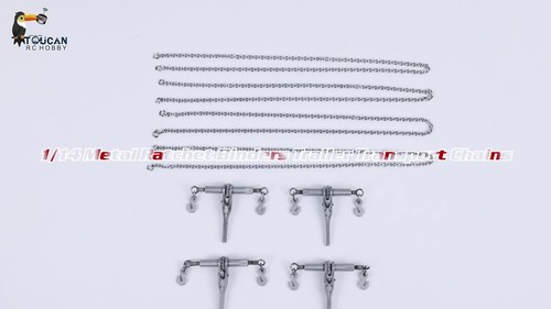 Metal Ratchet Binders Transport Chains for 1/14 RC Truck Engineering Vehicles - Video 1 of 1