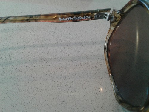 VINTAGE Diane Von Furstenberg Womens Capri France Frames ONLY - Picture 4 of 4