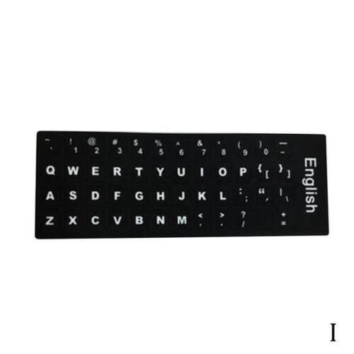 Black Keyboard Stickers with White Letters for Easy Typing on Laptop B1X0/ - Picture 15 of 15