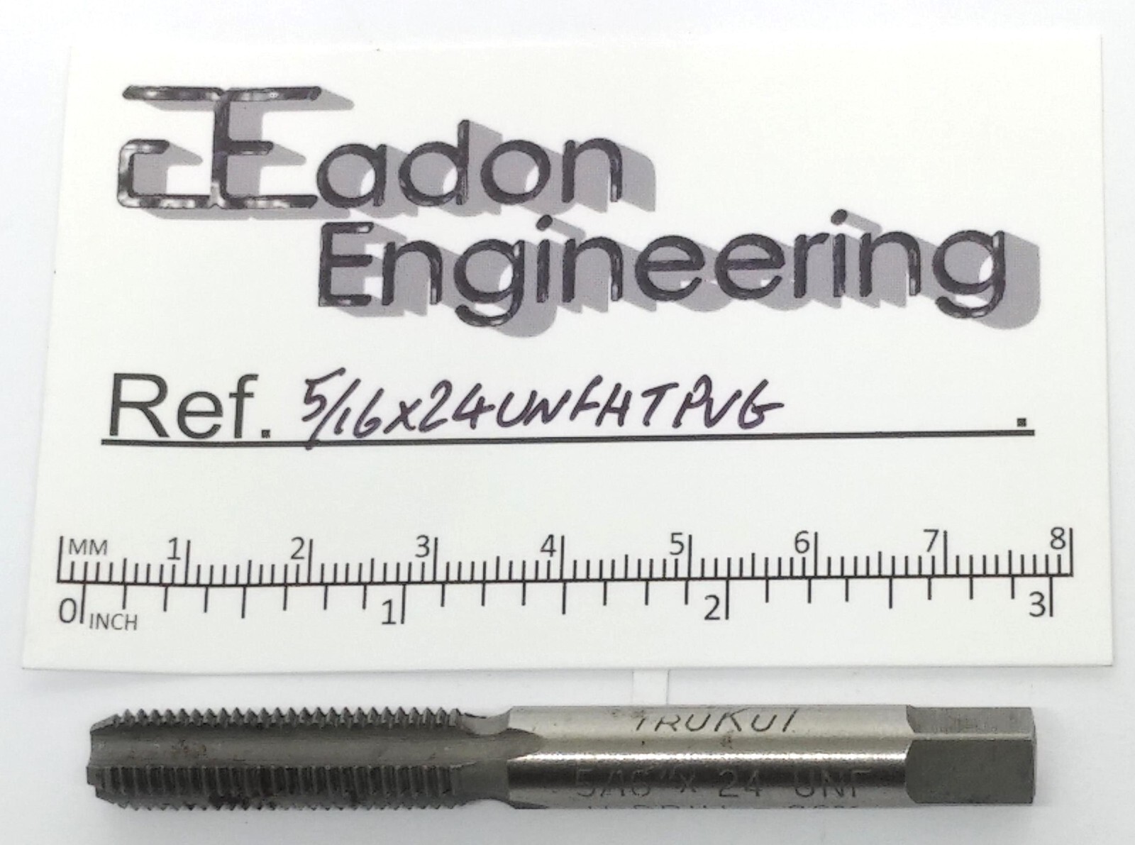 5/16" x 24TPI UNF (Unified National Fine) Tap or Tap Set, HSS. By Top Brands. - Picture 51 of 52