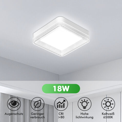 Plafoniera LED plafoniera pannello camera da letto bagno soggiorno corridoio cucina lampada - Foto 27 di 36