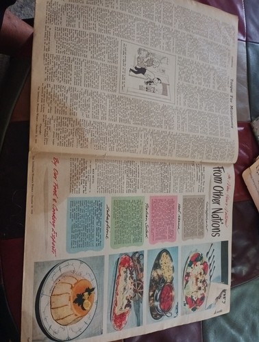 WOMEN'S WEEKLY MAGAZINE 1953,THE QUEEN, KEN ROSEWALL,LEWIS HOAD, ARNOTTS 1954  - Picture 18 of 21