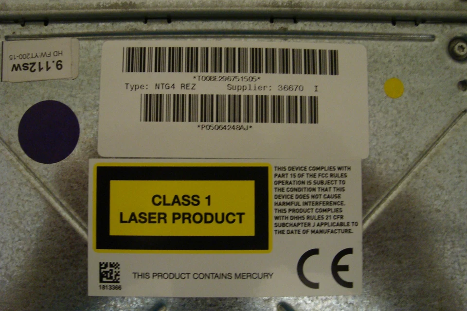 Chrysler/Jeep/ Dodge. Head Unit HARMAN  CD HDD MP3 P05064248AJ NTG4 REZ 1883909 - Image 3 of 4