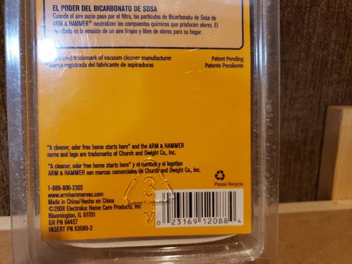 Arm & Hammer Odor Eliminating Vacuum Filter Bissell 8/14 62648A - Picture 8 of 10