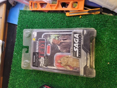 SEALED MOC 2006 STAR WARS SAGA RETURN OF THE JEDI HAN SOLO IN TRENCH COAT FIGURE - Picture 2 of 5