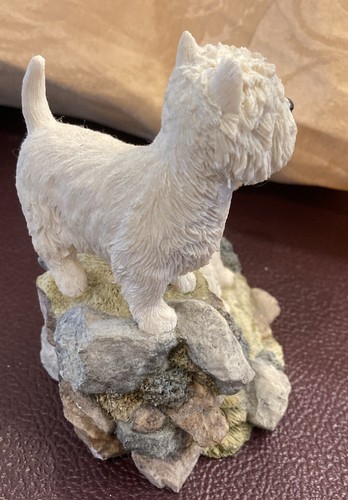 Sherratt and Simpson Westie White Highland Terrier Dogs On Rocks LN! - Picture 4 of 7