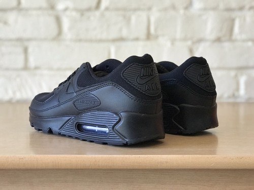 Nike Air Max 90 Triple Black Shoes Sneakers DH8010-001 Women Sz 9.5 New Running - 第 9/13 張圖片