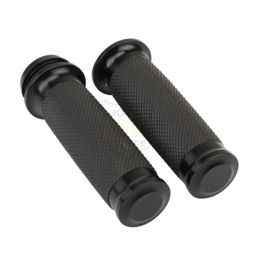 1" Handlebar Hand Grips For Harley Touring Road Electra Glide Softail Dyna FXDLS - Picture 4 of 9