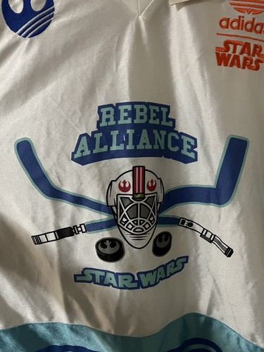 Adidas Originals Star Wars Luke Skywalker Hockey Jersey Brand New Rare 2011 - Picture 6 of 10
