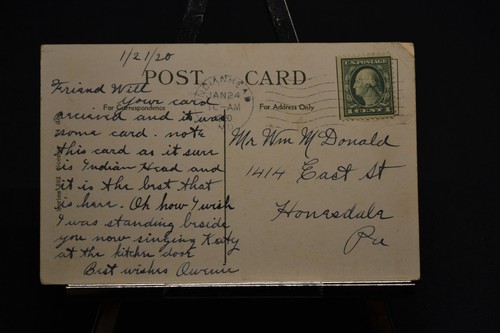 Zwei Postkartenansichten vom Indianerkopf Maryland MD 1920 - Bild 5 von 5