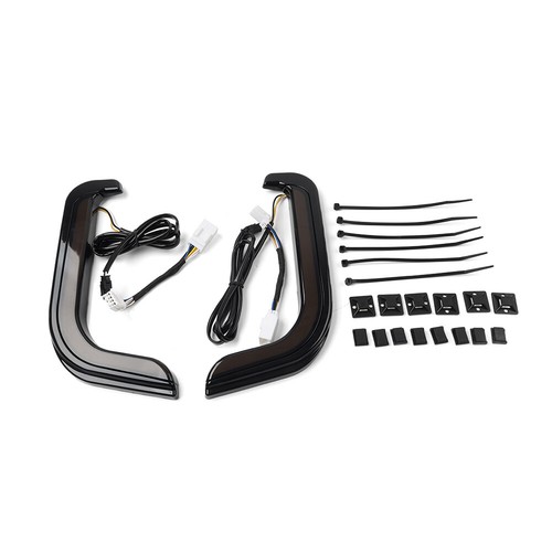 Unteren Grill Blinker Licht Für Harley Electra Straße Road Glide 96-13 - Picture 2 of 13