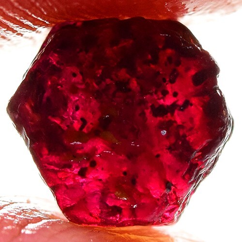 UNHEATED RUBY 2.85ct UNHEATED RUBY ROUGH NATURAL100% FACET NR!