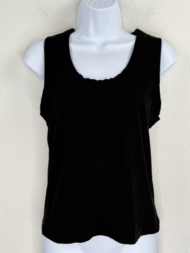 Big Bud Press Tank Top Women Medium Black Bedroom Stretch USA LA