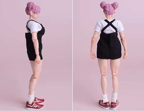 1/12 Scale Female Soldiers Clothes Accessories Camisole Short Dress F 6" Body - Picture 3 of 10