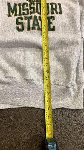 Felpa vintage Champion Reverse Weave grigia Northwest Missouri State anni '90 XXL - Foto 3 di 5