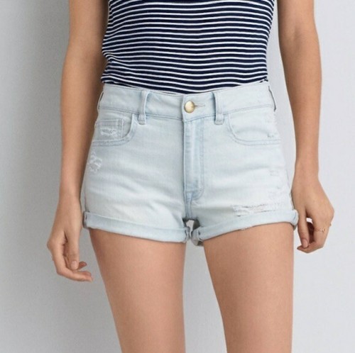 Shortie Denim Jean Shorts Stretch 