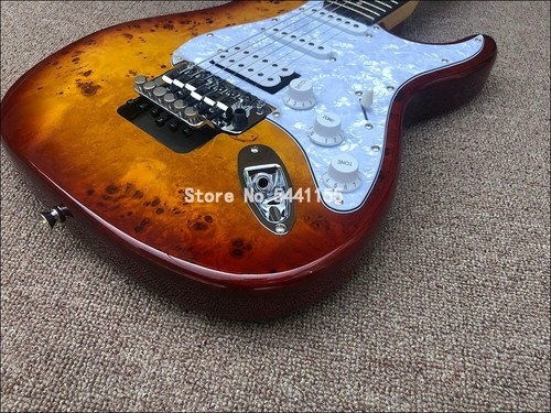 Guitarra Eléctrica de Alta Calidad FR Bridge Cuerpo de Caoba con Cubierta de Cicatrices de Árbol - Imagen 4 de 6