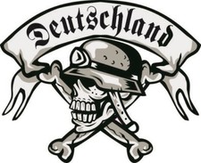 Aufkleber Deutschland Totenkopf Landser Autoaufkleber Sticker 