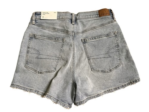 NWT American Eagle Mom Shorts Highest Rise Boyfriend Strigid Size 10 30W - Picture 2 of 5