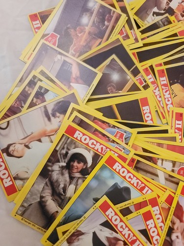 ROCKY II MOVIE 1979 TOPPS Trading Card Set 75 Cards + 3 Stickers and MORE - Bild 6 von 6
