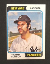 THURMAN MUNSON 1974 TOPPS #340 EX-NM