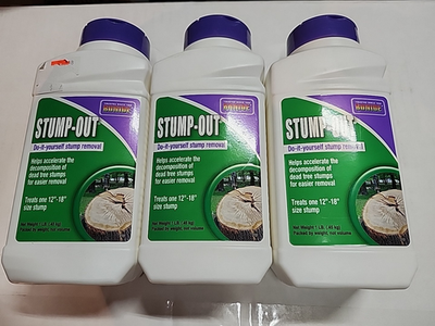 #ad Stump Out Granules 1 lb Fast Acting Stump Removal Pellets for Outdoors LOT 3 $39.98