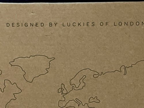 Luckies of London Corkboard Adhesive Map -Picture your World /COLLEGE Dorm Room! - Picture 6 of 16