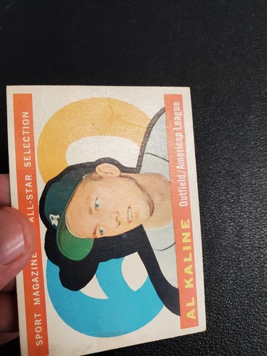 1960 Topps - High # Al Kaline #561 Creased All Star - Bild 3 von 3