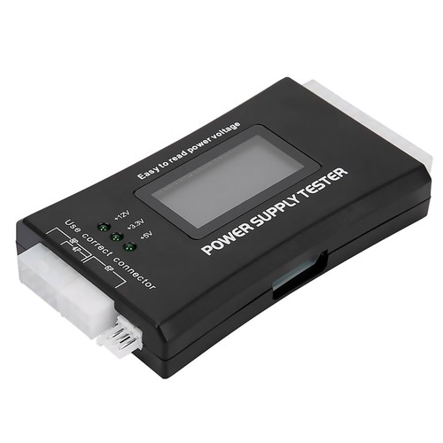 PC 20/24 Pin Wyświetlacze LCD Cyfrowy tester zasilania do dysku twardego ATX BTX ITX SATA SATA - Zdjęcie 11 z 12