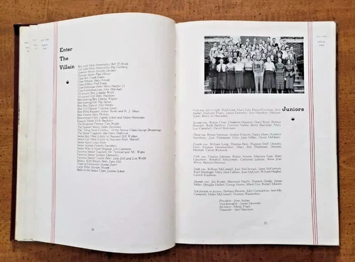 1938 "THE DE REBUS" BEN AVON HIGH SCHOOL YEARBOOK, BEN AVON, PA - Picture 7 of 11